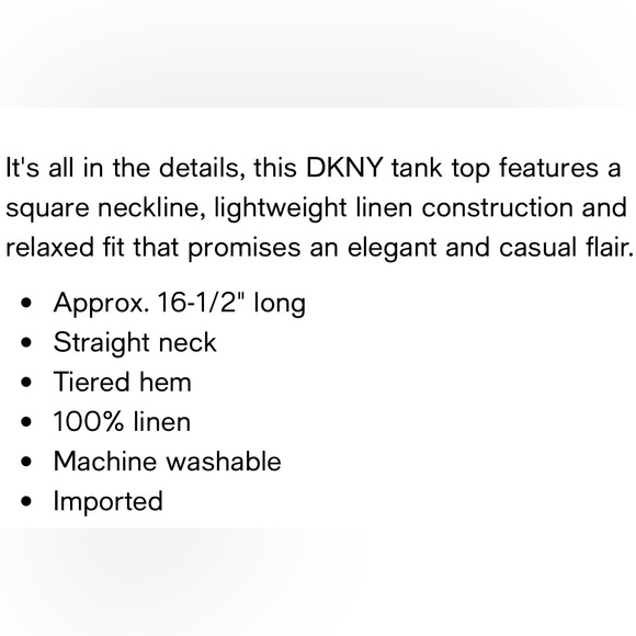 DKNY tiered tank (M) - Picture 15 of 15